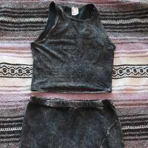 Boutique brand. Razorback top with pencil skirt